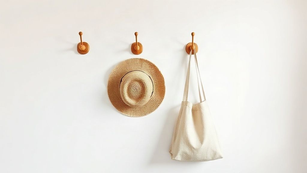 Detalle de verano en un alojamiento vacacional