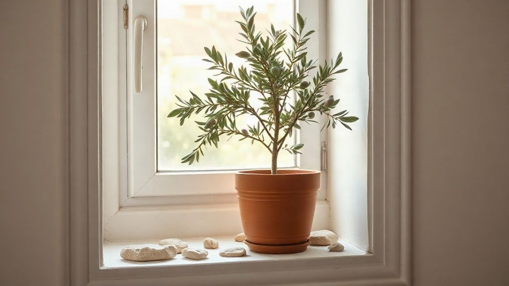 Decorative detail of a holiday rental