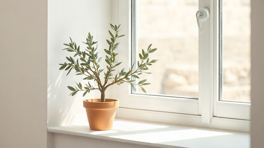 Decorative detail of a holiday rental